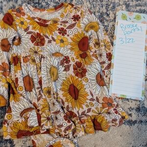 Goldie Posh Peanut Long Sleeve Bodysuit Twirl